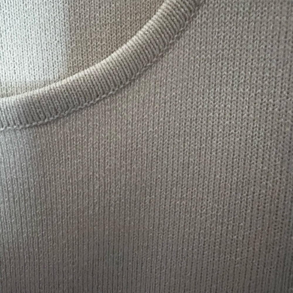 Beautiful Bebe Knit Bodysuit Button Solid Beige Xs - image 3